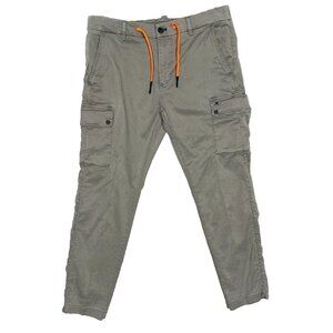 Mason's of Italy Chile Ahtleisure Cargo Pants Stretch Beige 34x30